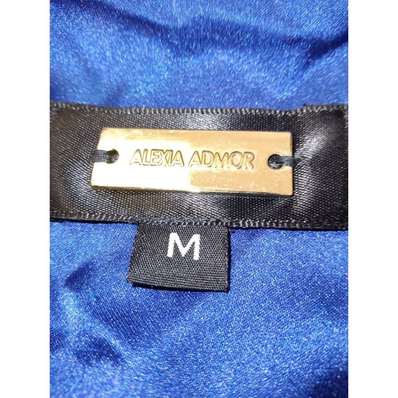 Alexia Admor Purple White Mini Dress Size Medium - Picture 6 of 7